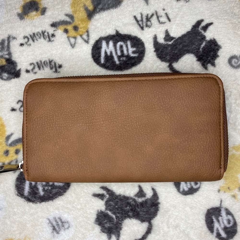 Brown leather purse/ wallet